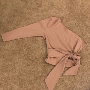 Pink Lily Asymmetrical top - sz L